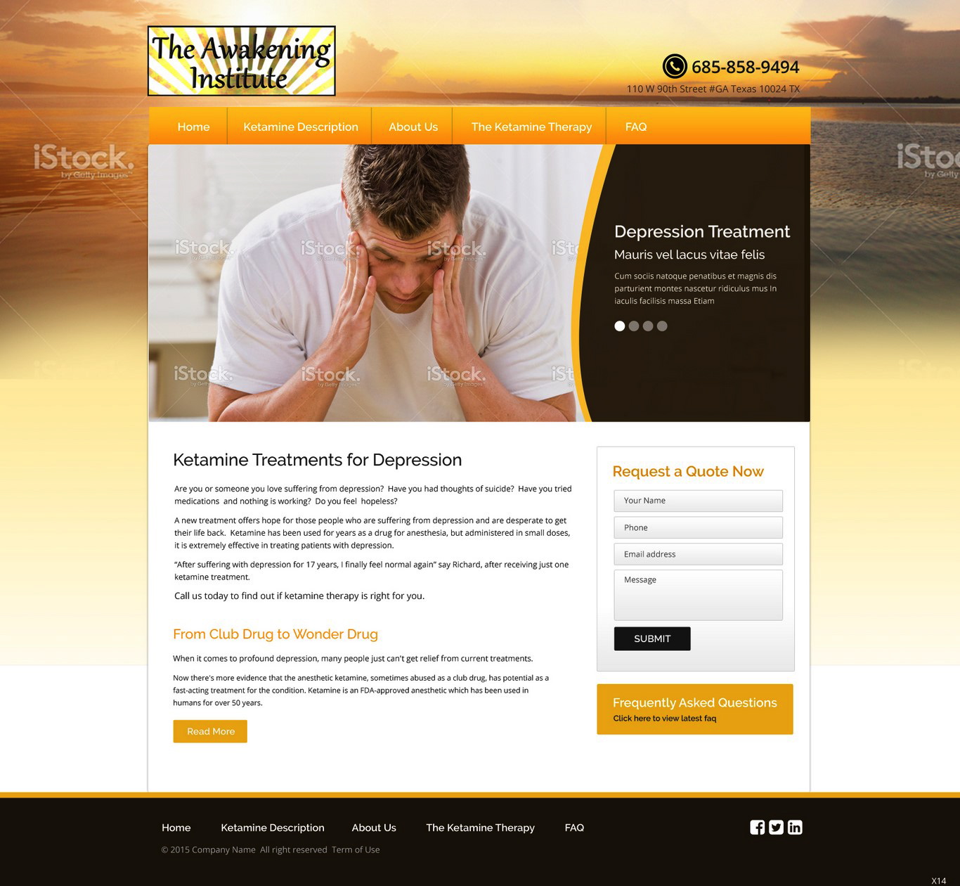 Diseño Web por pb para The Awakening Institute | Diseño #5793862