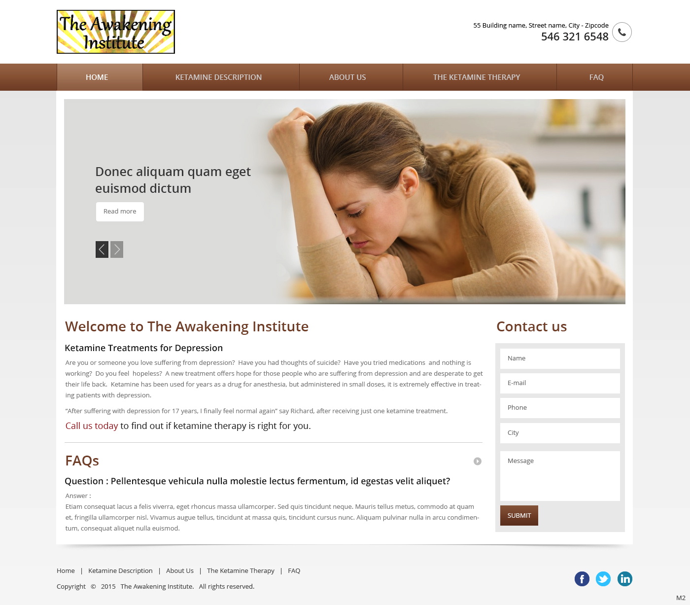 Diseño Web por pb para The Awakening Institute | Diseño #5793869