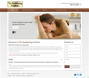 Web Design by pb for The Awakening Institute | Design: #5793869