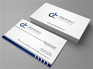 Diseño de Tarjeta de Presentación por AwsomeD para Demasi Consulting | Diseño: #5767295