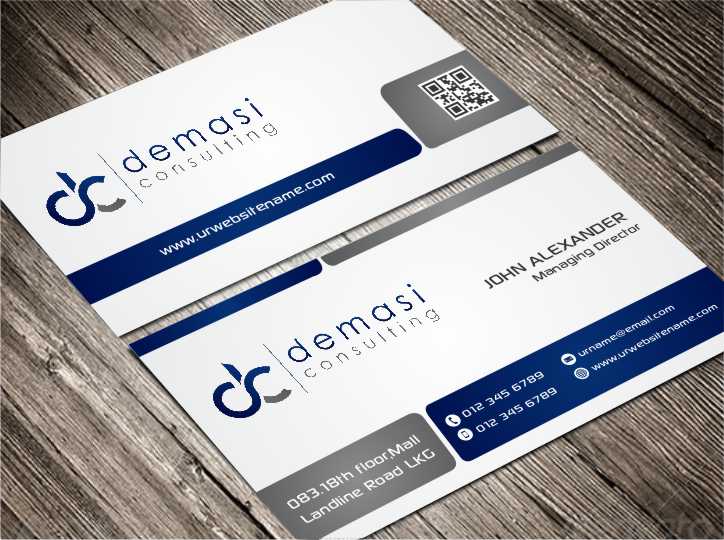 Visitenkarten-Design von AwsomeD für Demasi Consulting | Design #5767347