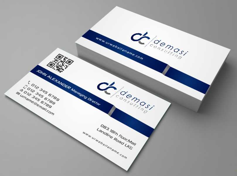 Visitenkarten-Design von AwsomeD für Demasi Consulting | Design #5767349