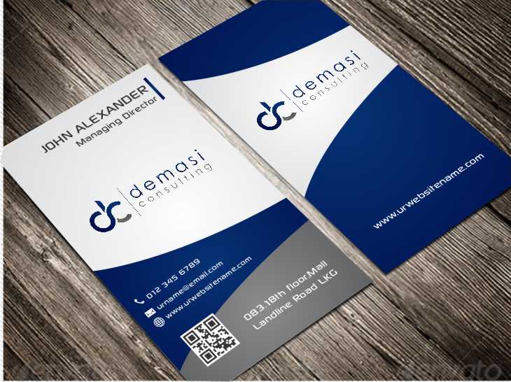 Visitenkarten-Design von AwsomeD für Demasi Consulting | Design #5767355