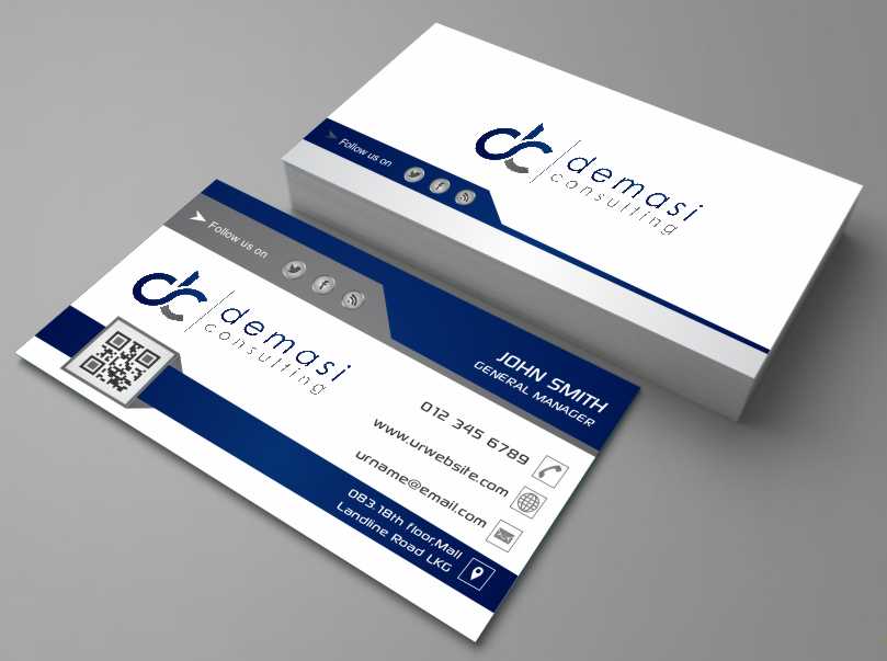 Visitenkarten-Design von AwsomeD für Demasi Consulting | Design #5767357