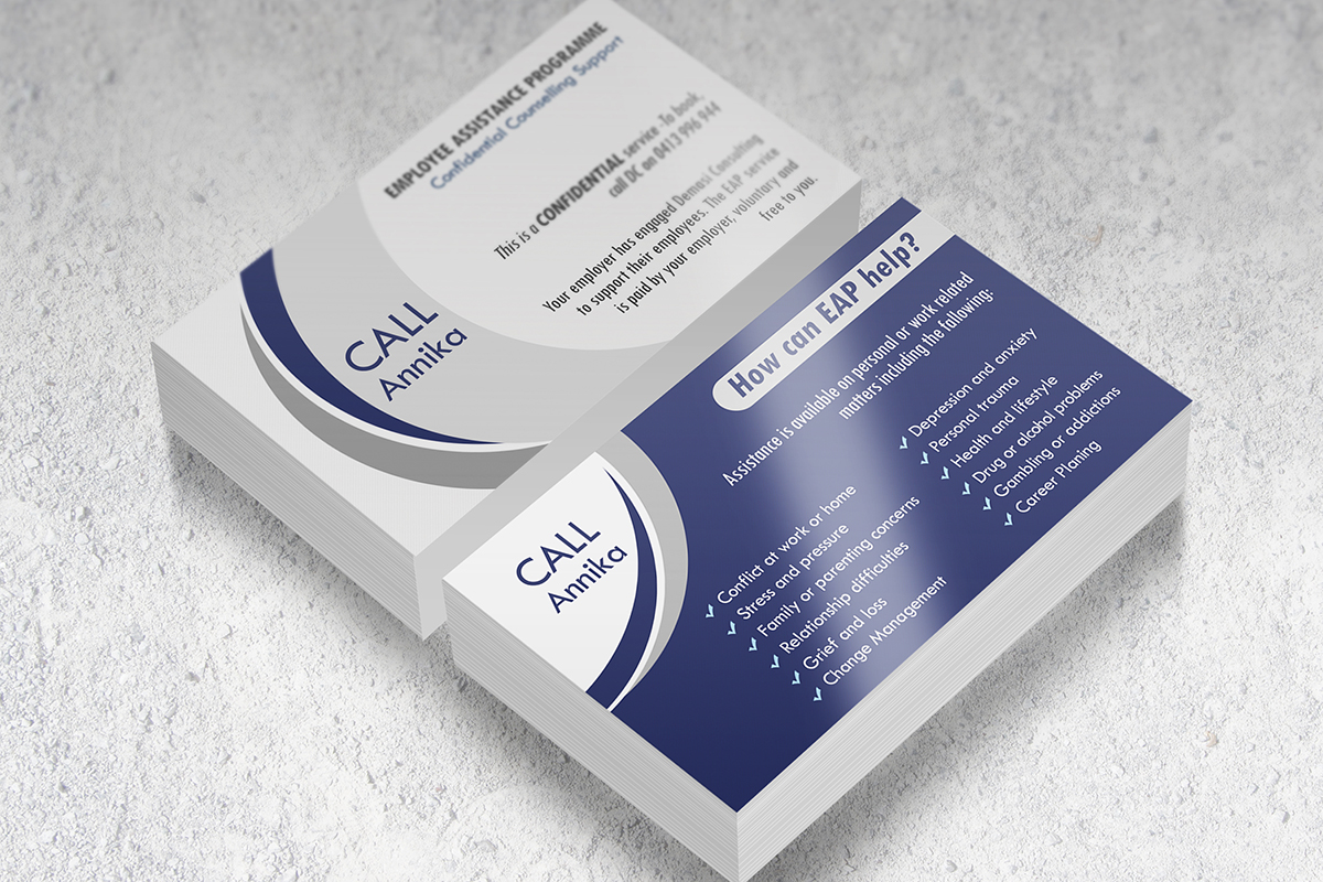 Diseño de Tarjeta de Presentación por Ana White para Demasi Consulting | Diseño #5800232