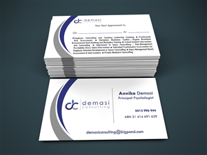 Business Card Design by Ana White for Demasi Consulting | Design: #6041739