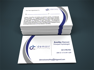 Business Card Design by Ana White for Demasi Consulting | Design: #6333452