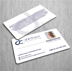 Business Card Design by Lanka Ama for Demasi Consulting | Design: #5751655