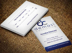 Business Card Design by Lanka Ama for Demasi Consulting | Design: #5751667