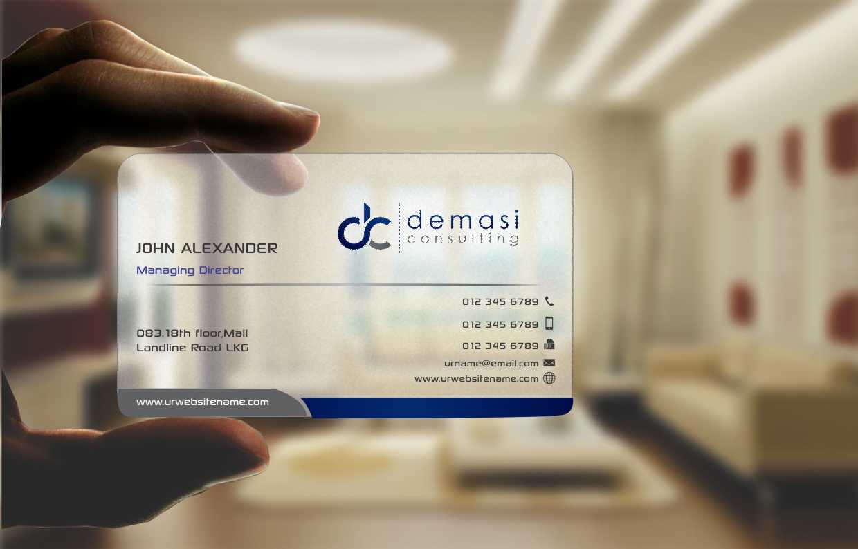 Visitenkarten-Design von szabist für Demasi Consulting | Design #5758379