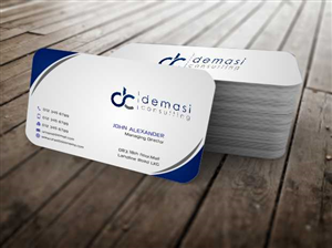 Diseño de Tarjeta de Presentación por szabist para Demasi Consulting | Diseño: #5758393