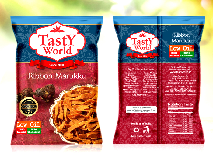Packaging Design by ivanjoys for Tasty World Pvt. Ltd. | Design #5863971