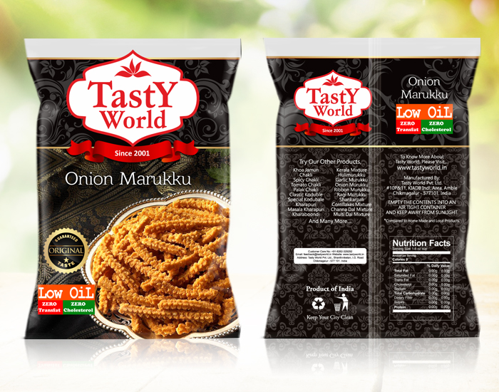 Packaging Design by ivanjoys for Tasty World Pvt. Ltd. | Design #5864108