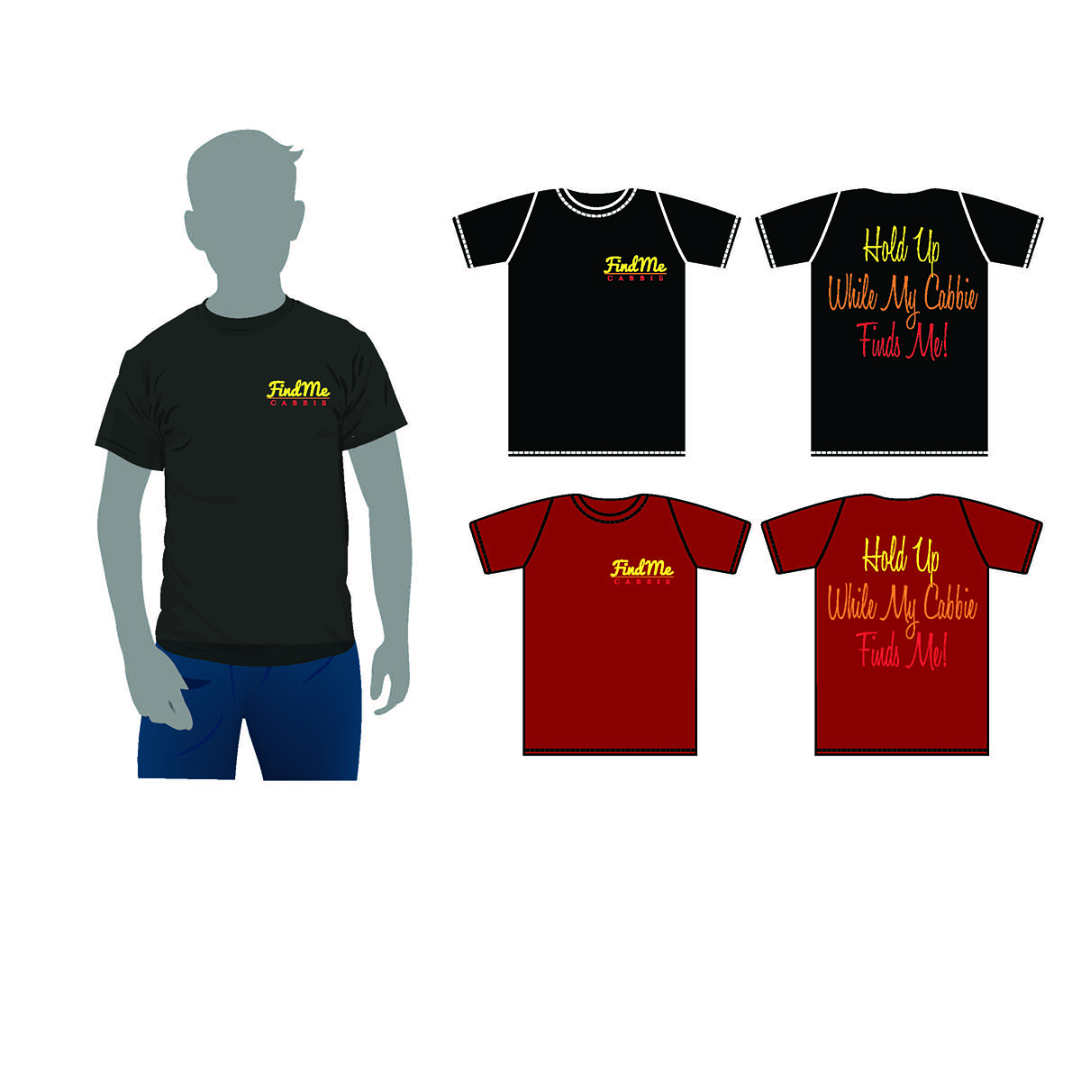 Diseño de Camiseta por Xarhait para FindMeCabbie LLC. | Diseño #5778083