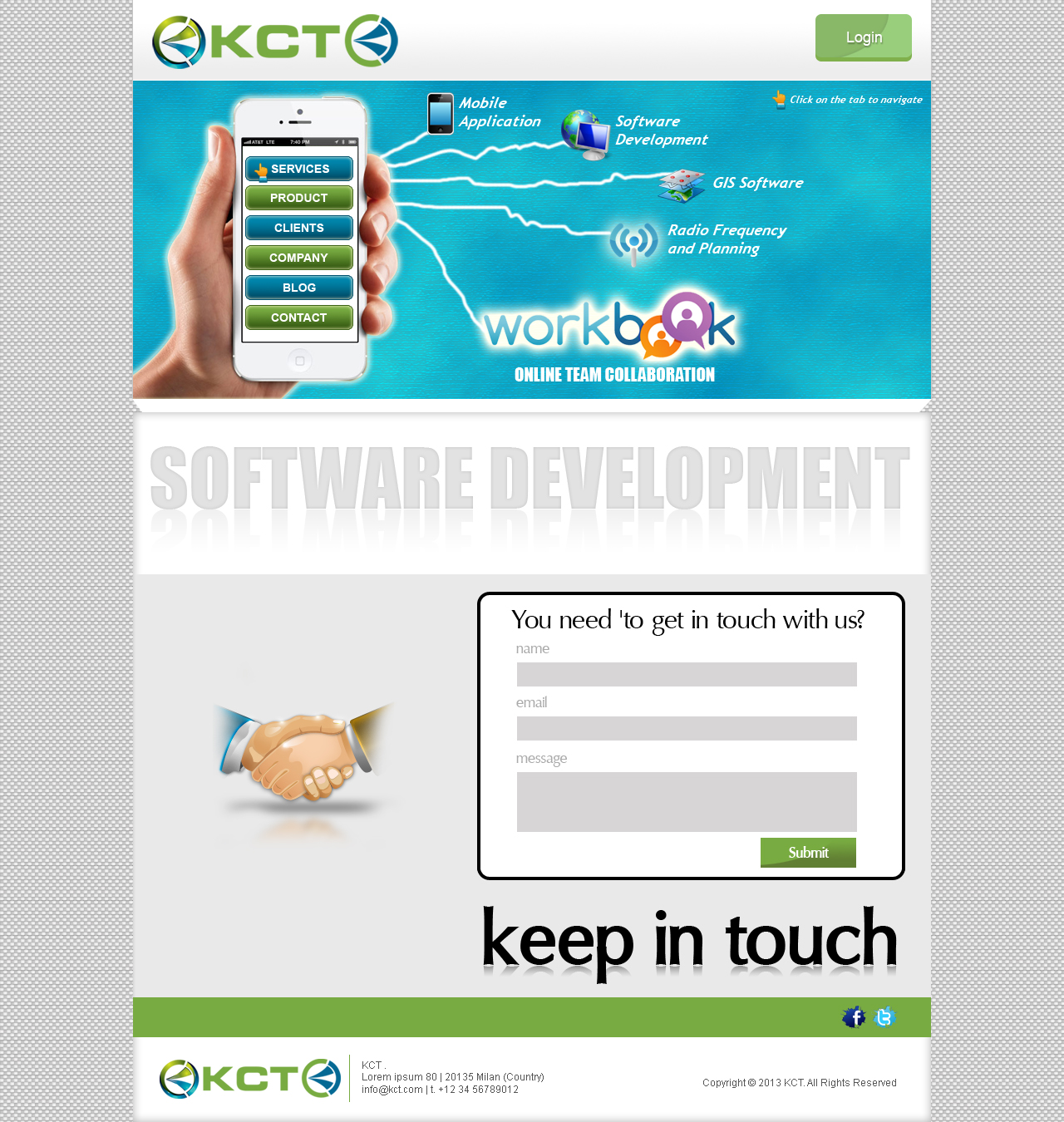 Web Design by Jagannath for KCT | Design #1583171