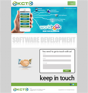 Web Design by Jagannath for KCT | Design #1583171