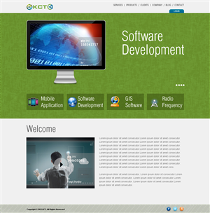 Web Design by Jagannath for KCT | Design: #1607773