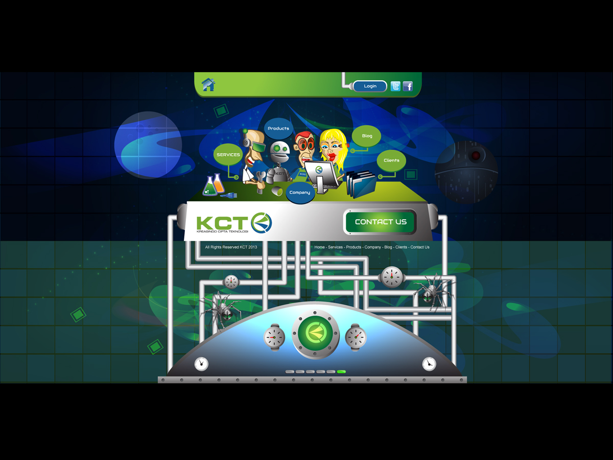 Web Design by Diego Fonseca for KCT | Design #1576290