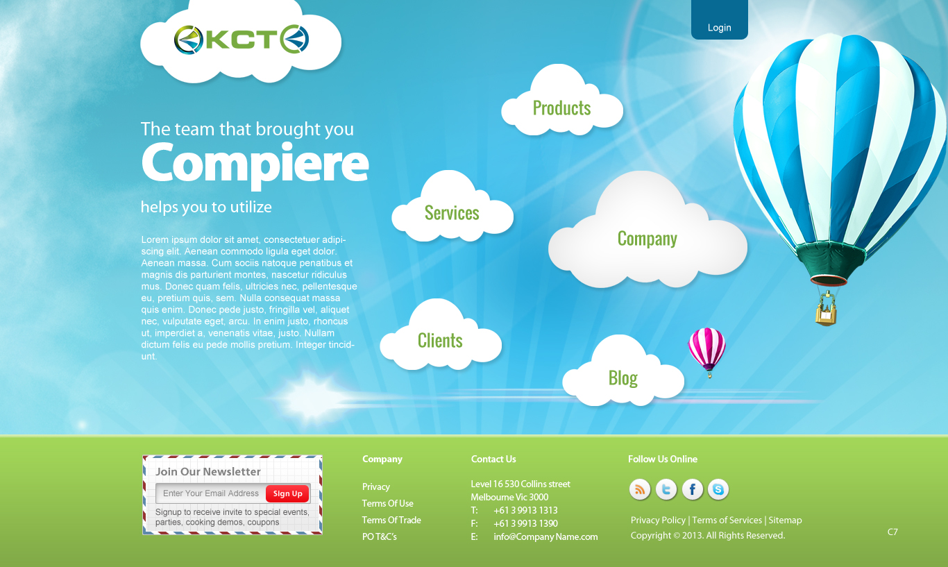 Web Design by pb for KCT | Design #1572456