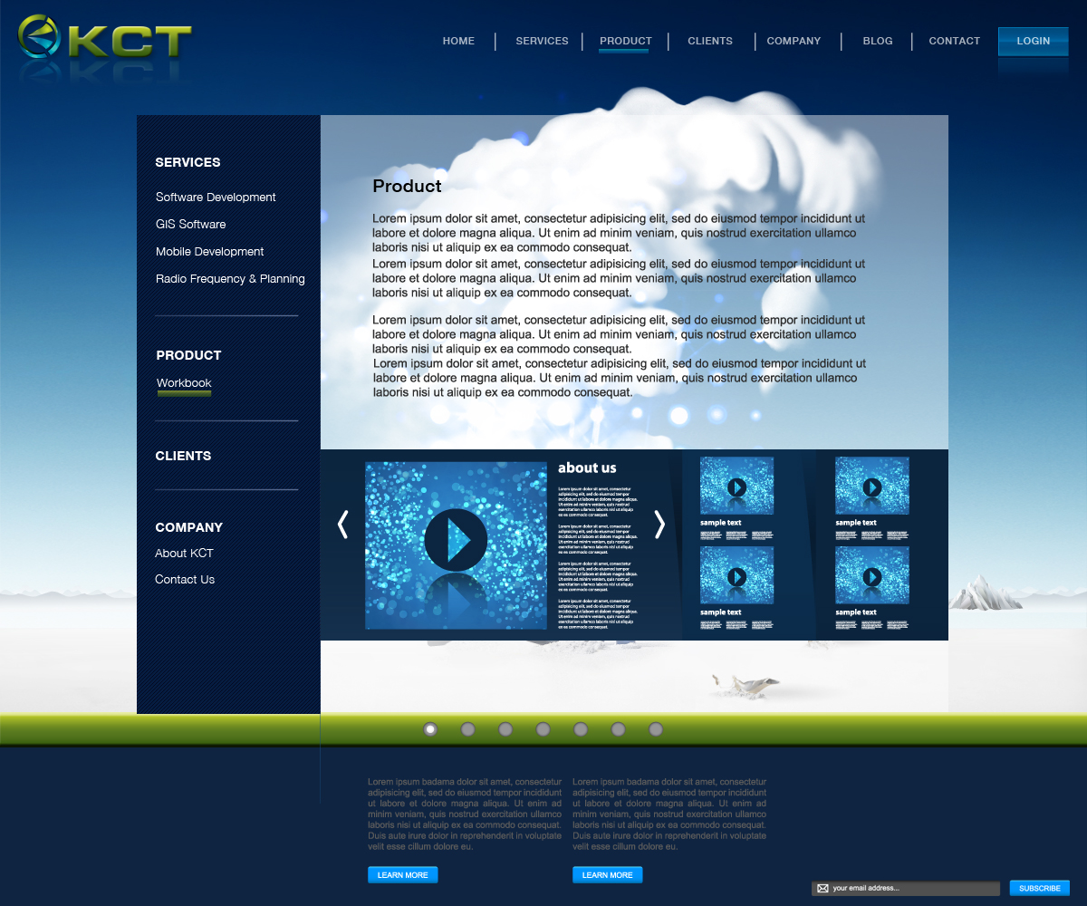 Web Design par Mary Bog pour KCT | Design #1626963