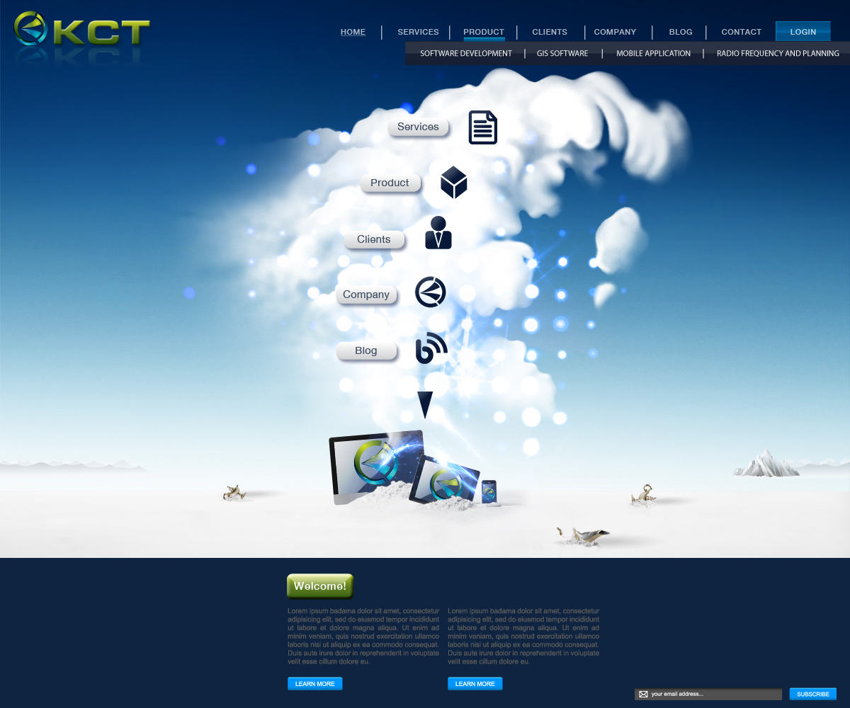 Web Design by Mary Bog for KCT | Design #1626970