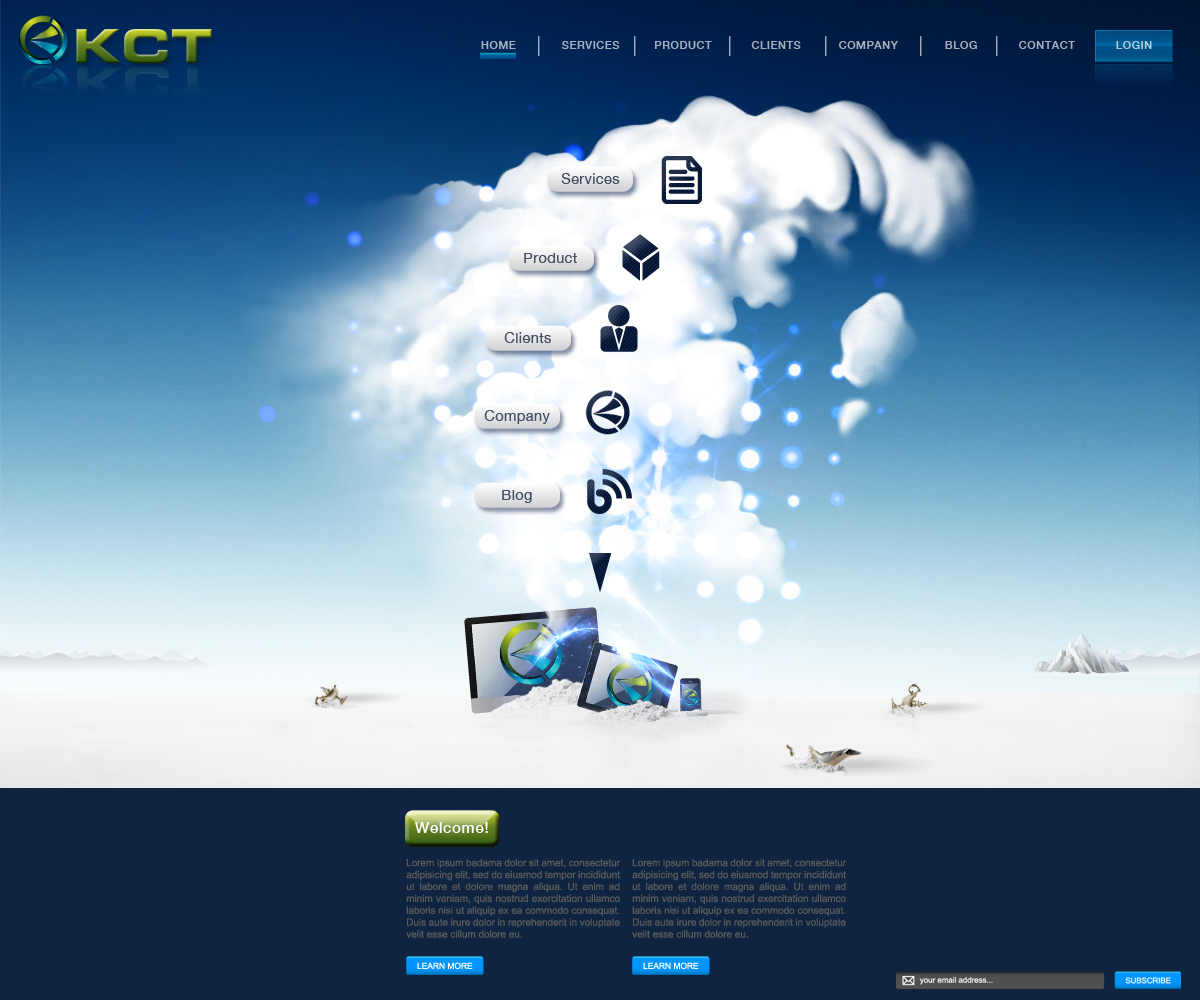 Web Design by Mary Bog for KCT | Design #1626971