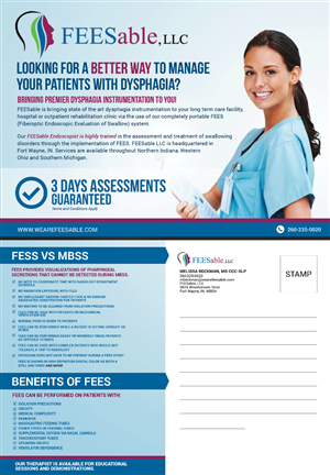 FEESable, LLC, Mobile Swallow Study Company needs marketing mailer | Flyer Design by Artcher