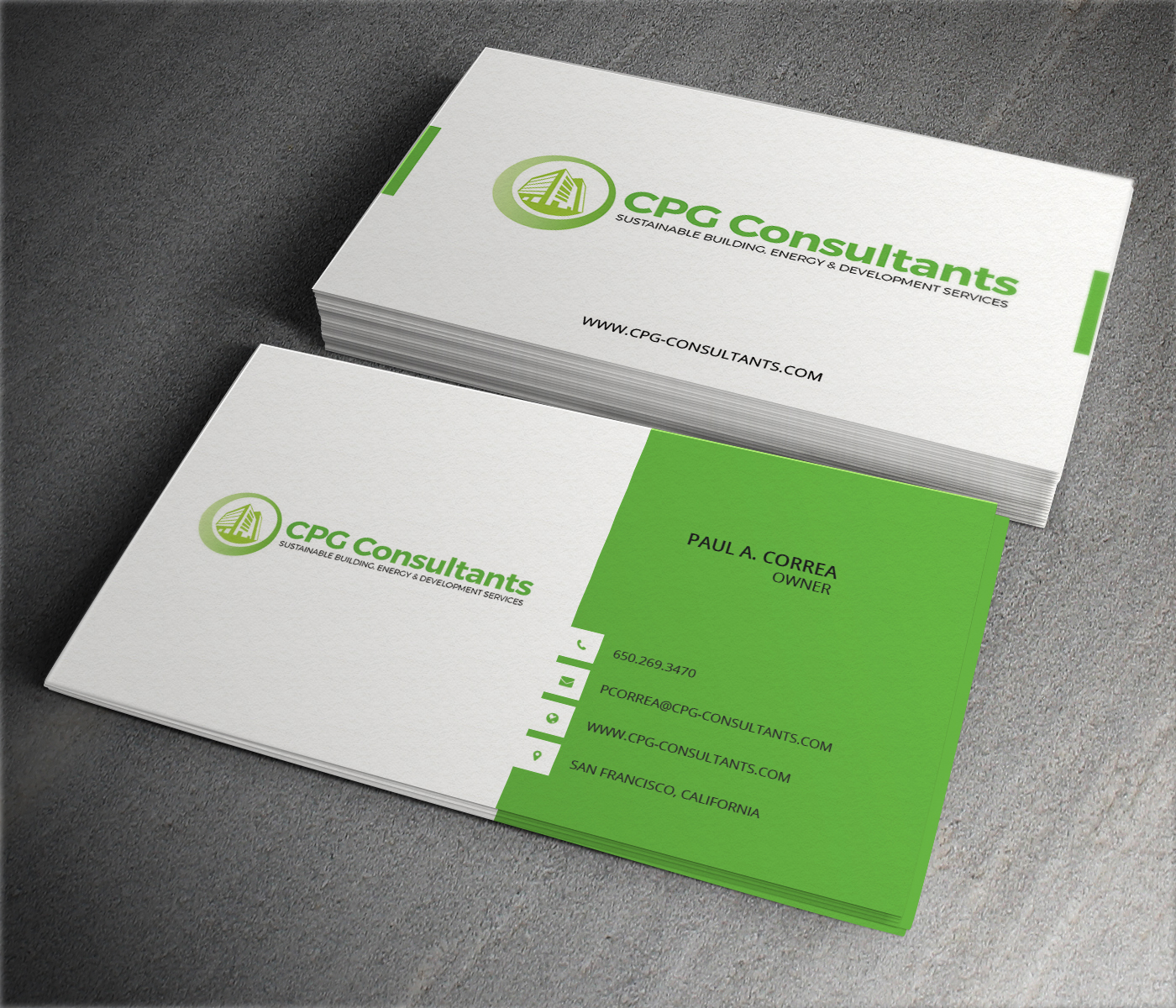 Business Card Design by ThemeDesk Technology for CPG Consultants | Design #5769996