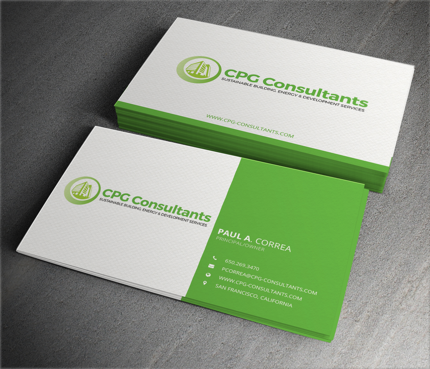 Business Card Design by ThemeDesk Technology for CPG Consultants | Design #5770892
