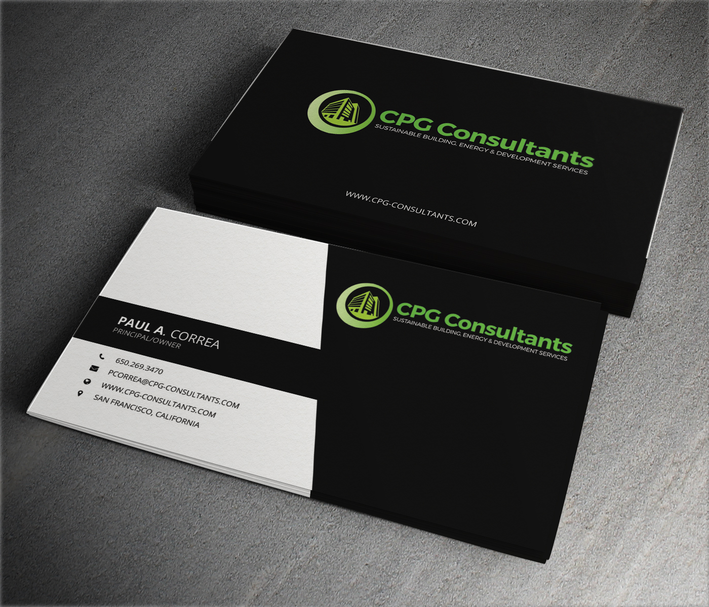 Business Card Design by ThemeDesk Technology for CPG Consultants | Design #5770922