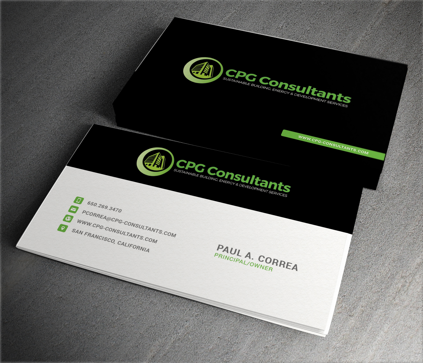 Business Card Design by ThemeDesk Technology for CPG Consultants | Design #5771002