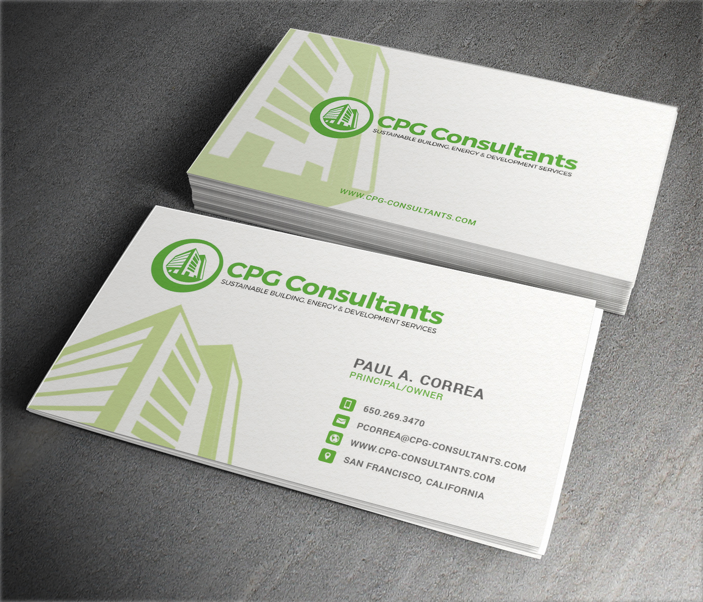 Business Card Design by ThemeDesk Technology for CPG Consultants | Design #5771048
