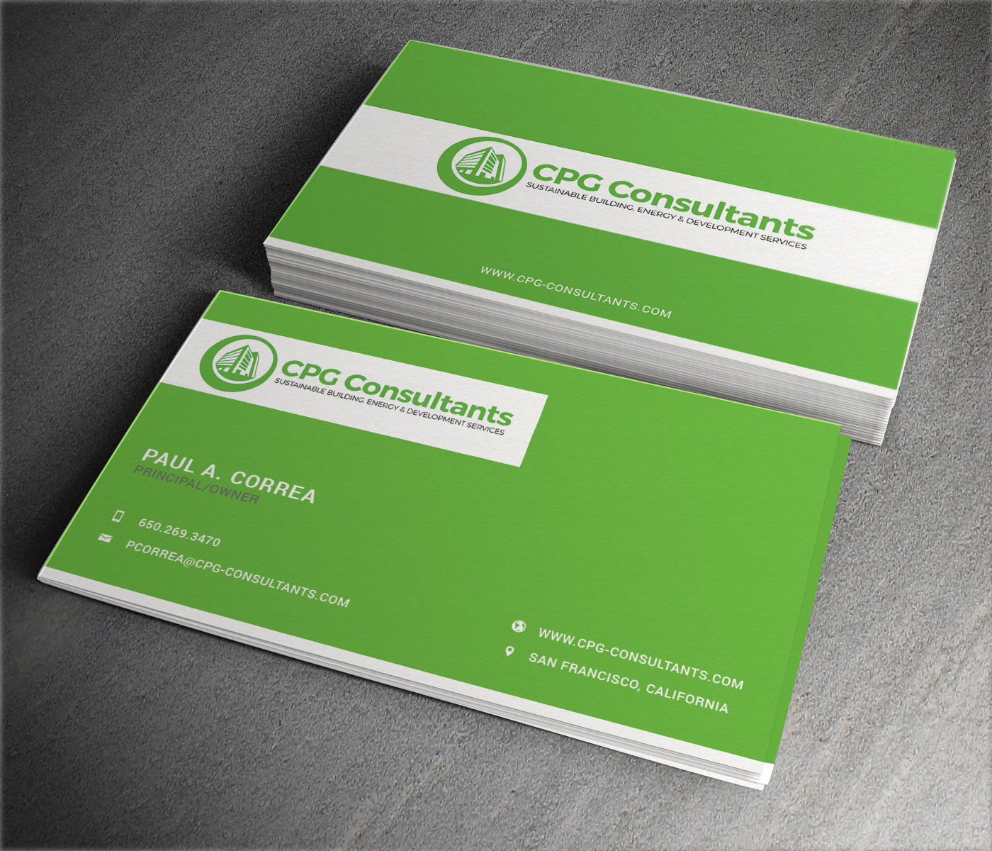 Business Card Design by ThemeDesk Technology for CPG Consultants | Design #5771079