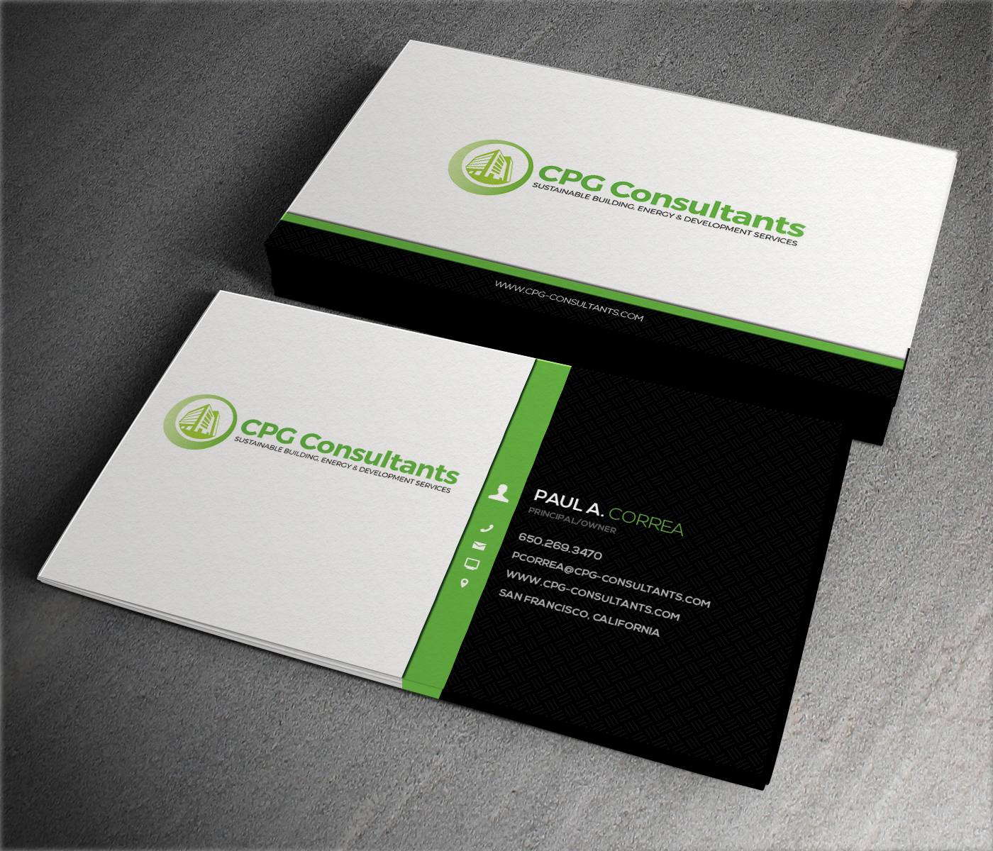 Business Card Design by ThemeDesk Technology for CPG Consultants | Design #5771108