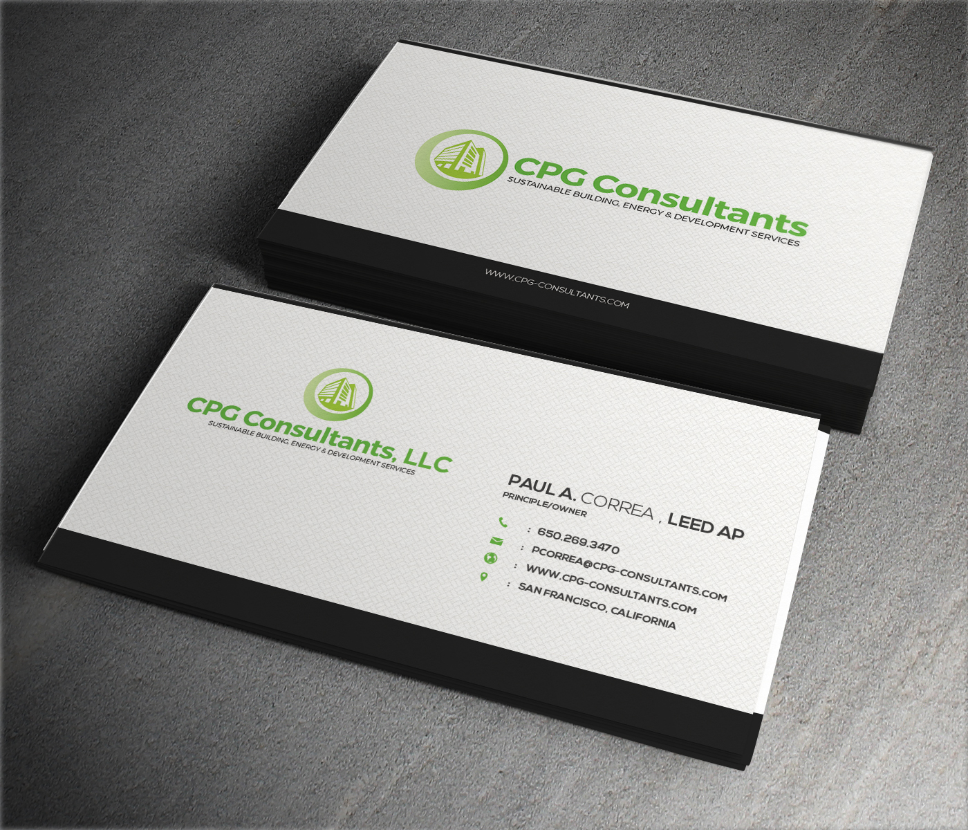 Business Card Design by ThemeDesk Technology for CPG Consultants | Design #5772142