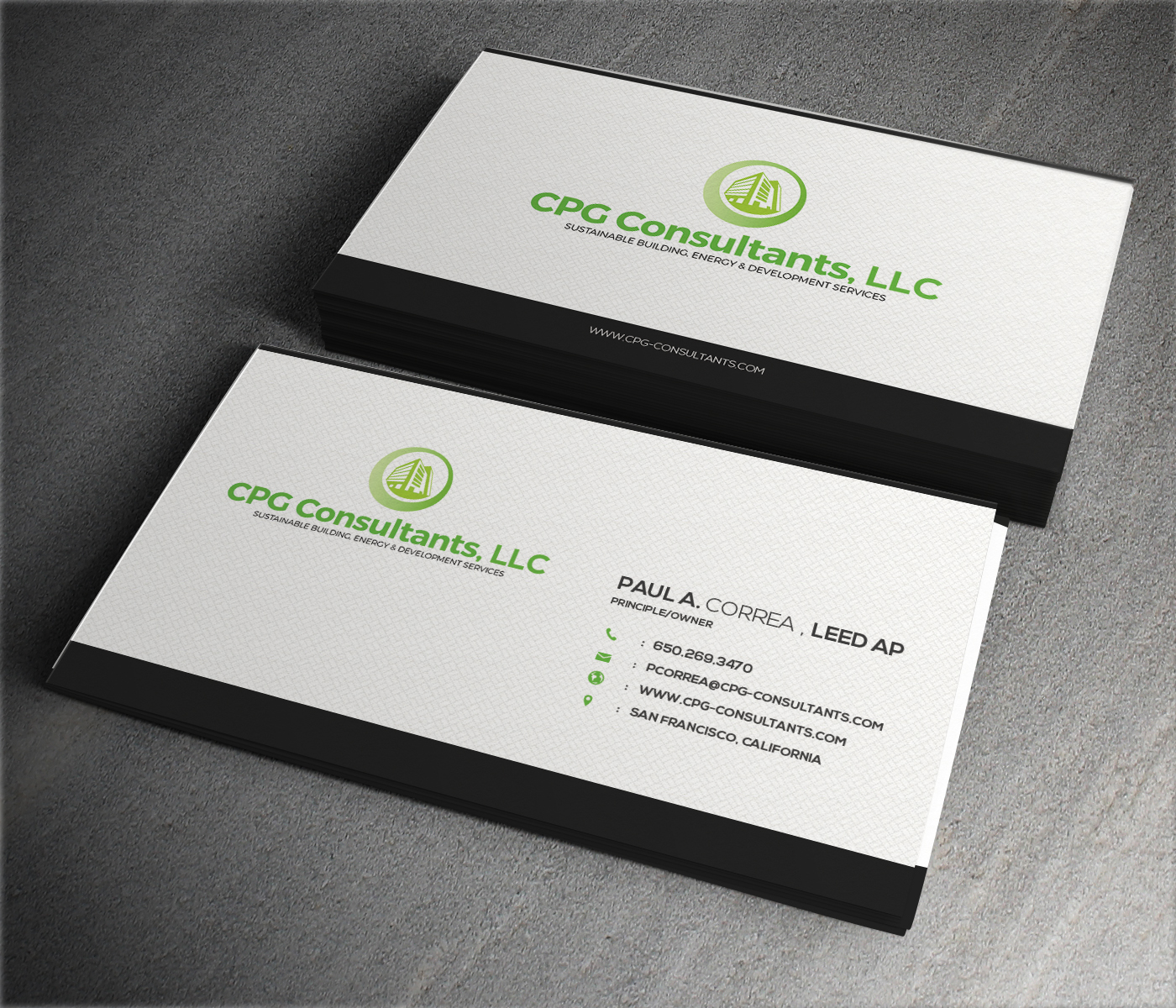 Business Card Design by ThemeDesk Technology for CPG Consultants | Design #5772145