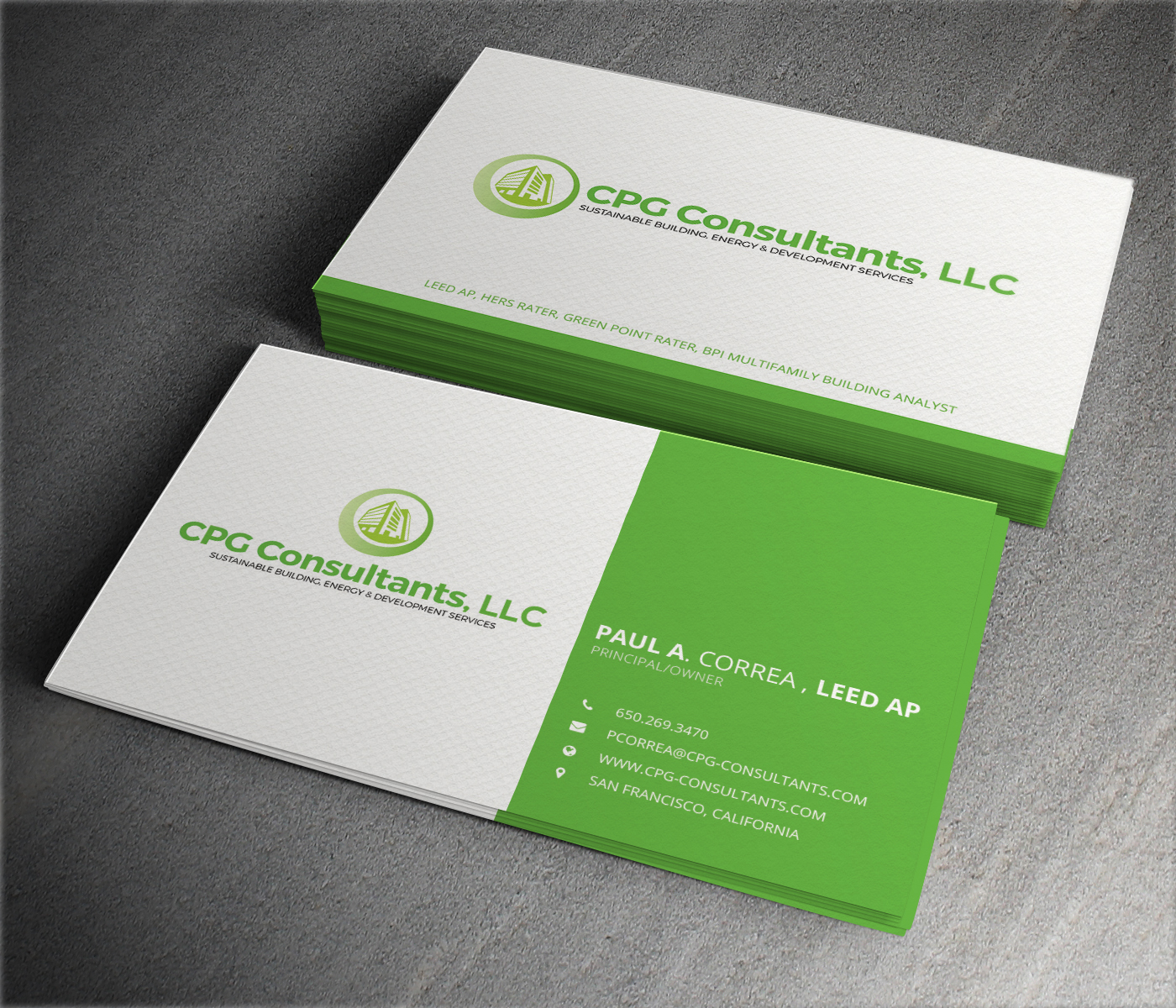 Business Card Design by ThemeDesk Technology for CPG Consultants | Design #5775857