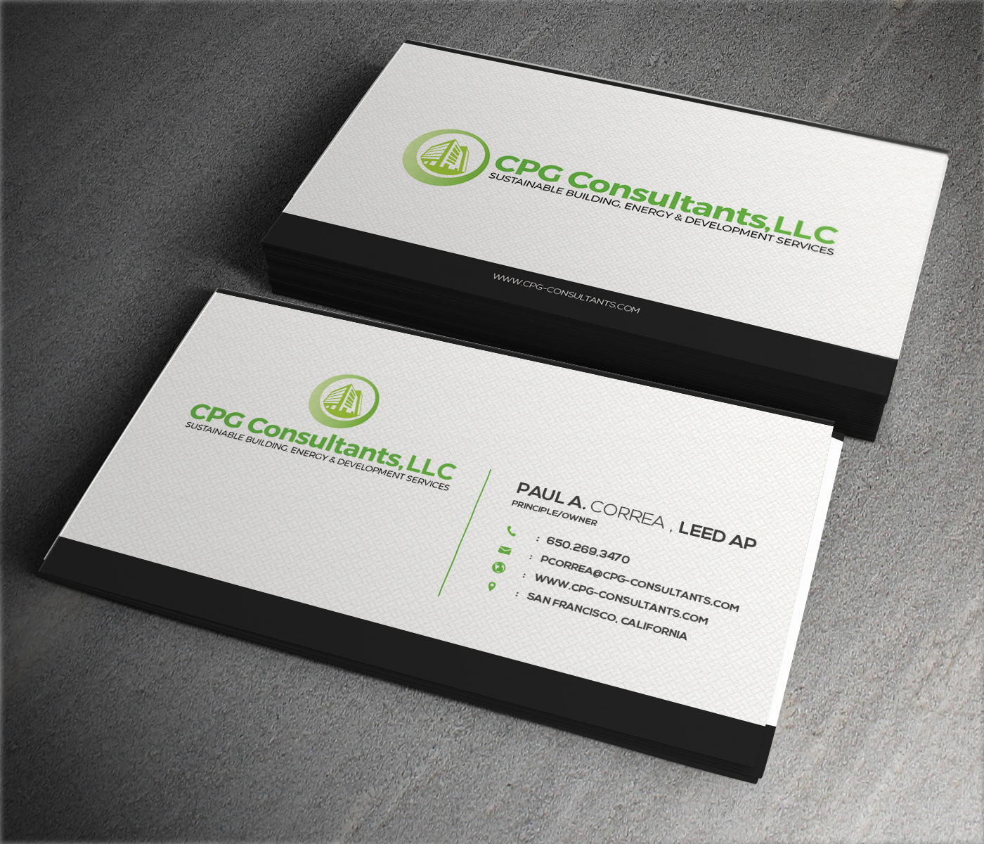 Business Card Design by ThemeDesk Technology for CPG Consultants | Design #5779020