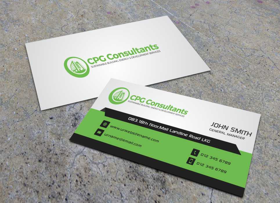 Business Card Design by AwsomeD for CPG Consultants | Design #5767031