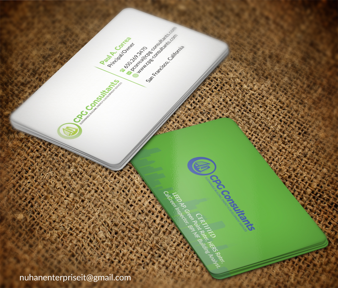 Business Card Design by nuhanenterpriseIT for CPG Consultants | Design #5758517