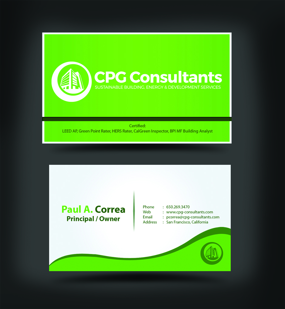 Business Card Design by Xyper_Design for CPG Consultants | Design #5758242
