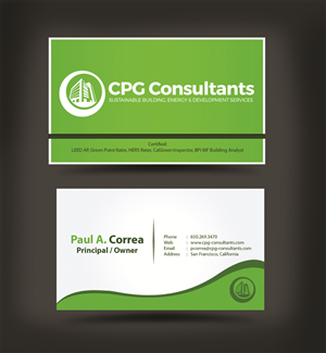 Business Card Design by Xyper_Design for CPG Consultants | Design: #5758242