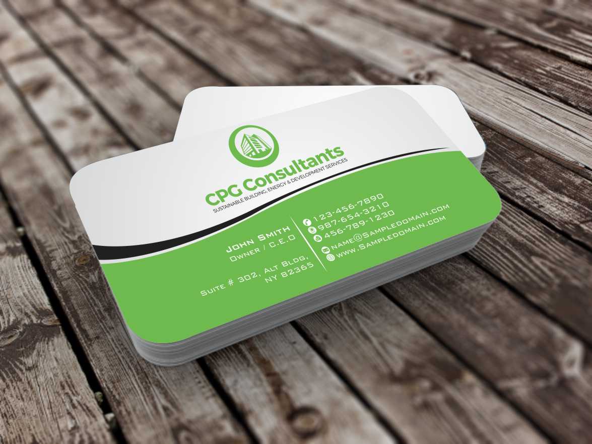 Business Card Design by szabist for CPG Consultants | Design #5758467