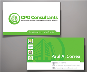 Business Card Design by Elen_ka for CPG Consultants | Design: #5763071