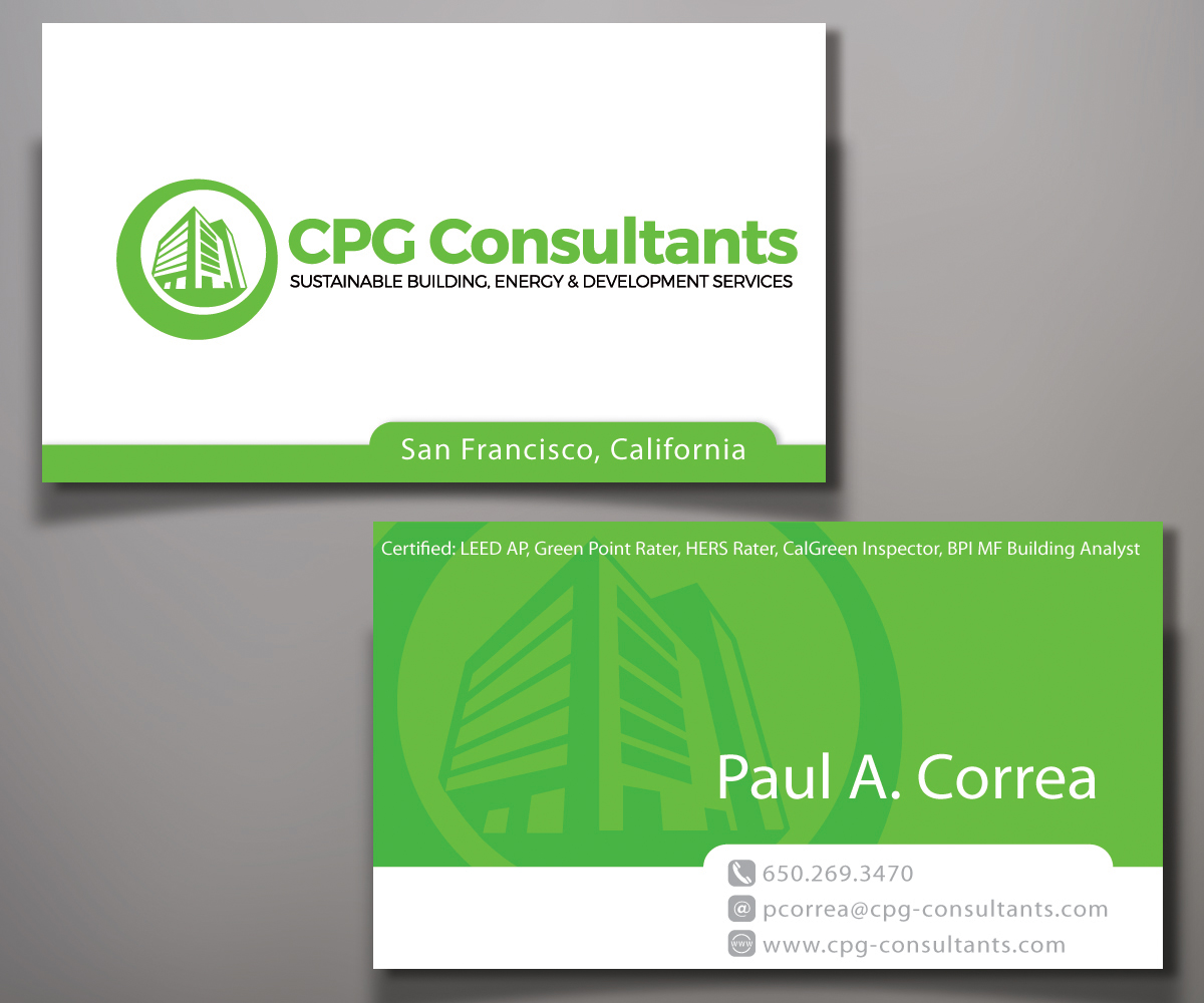 Business Card Design by Elen_ka for CPG Consultants | Design #5763073