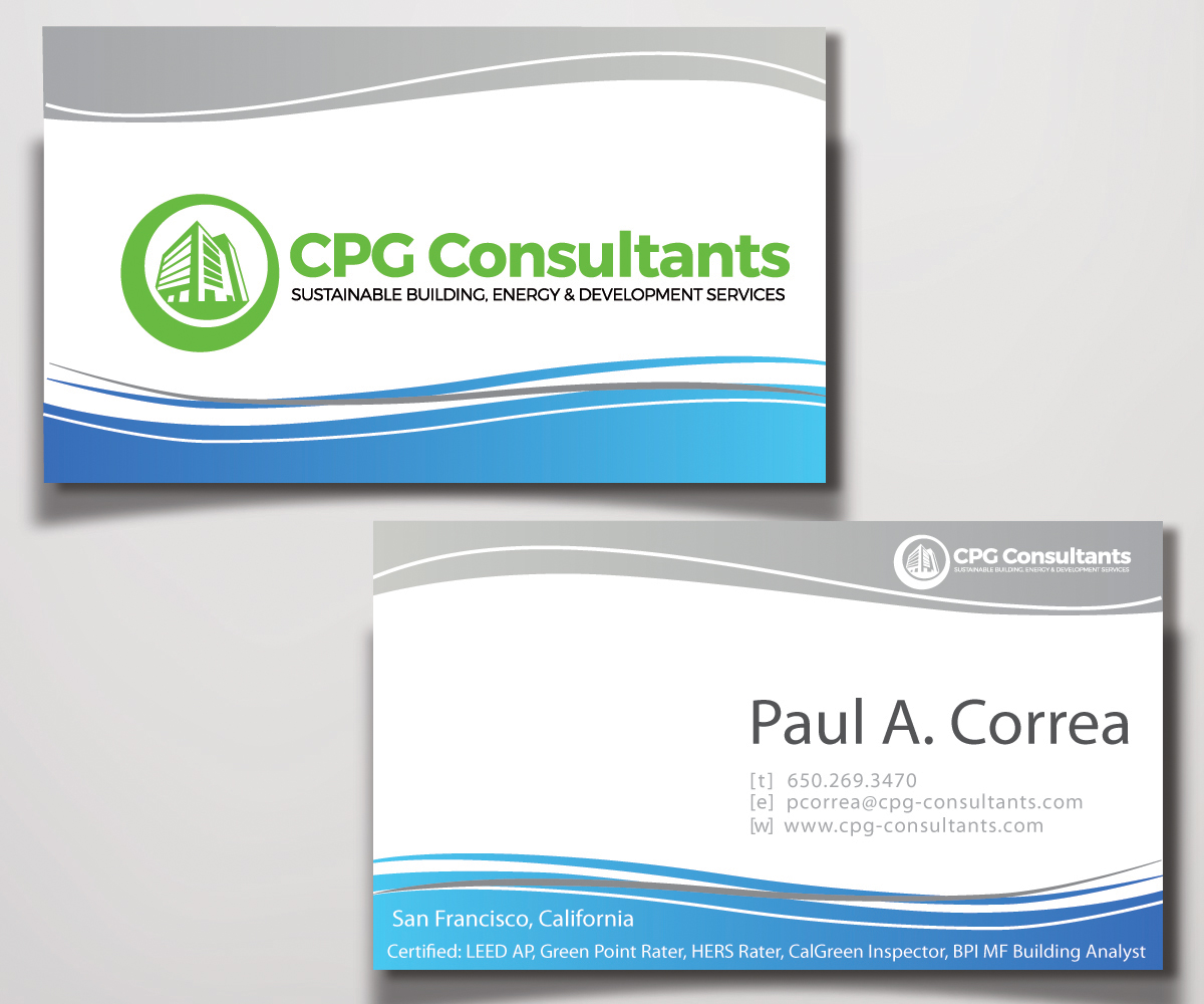 Business Card Design by Elen_ka for CPG Consultants | Design #5763075