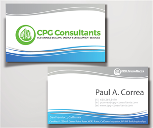 Business Card Design by Elen_ka for CPG Consultants | Design: #5763075