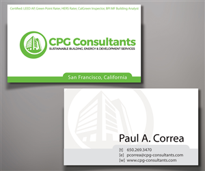 Business Card Design by Elen_ka for CPG Consultants | Design: #5771813