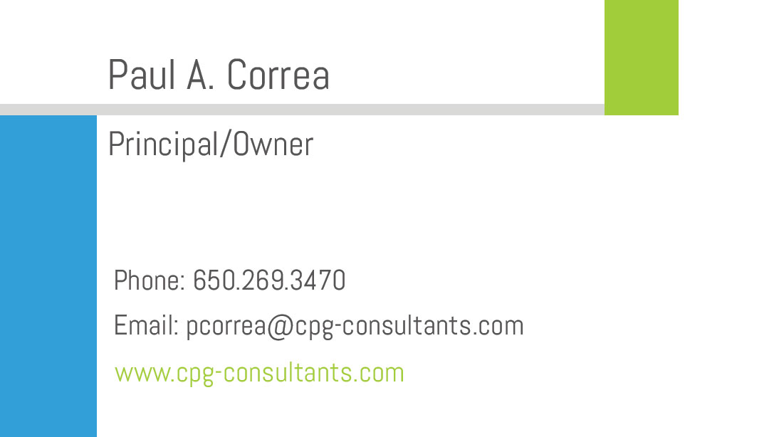 Business Card Design by patestevao for CPG Consultants | Design #5746244