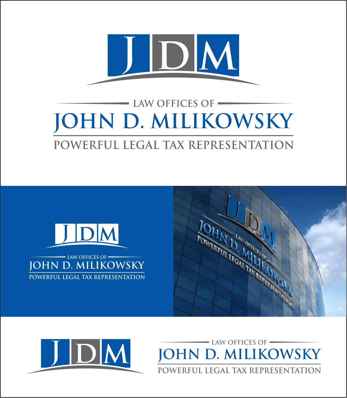 Logo-Design von GOODMAN für Law Offices of John D. Milikowsky | Design #5783082